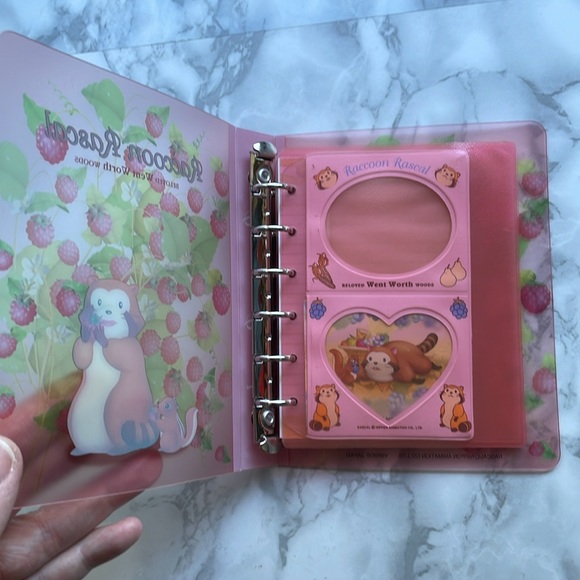 Nippon Animation Raccoon Rascal mini binder - USED - Picture 4 of 7